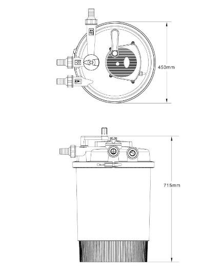 SunSun CPF-30000 survetiigi filter UV 55W 8 SunSun CPF-30000 survetiigi filter UV 55W - Pilt 8