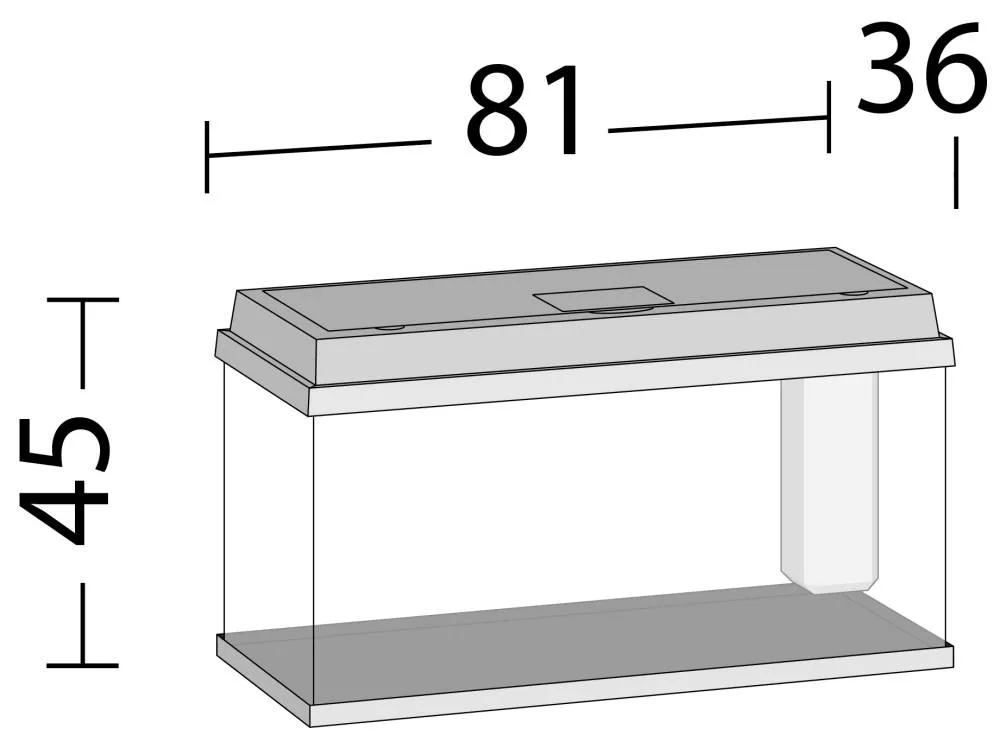 Akvaarium Primo LED 60L-110L 7 Akvaarium Primo LED 60L-110L - Pilt 7
