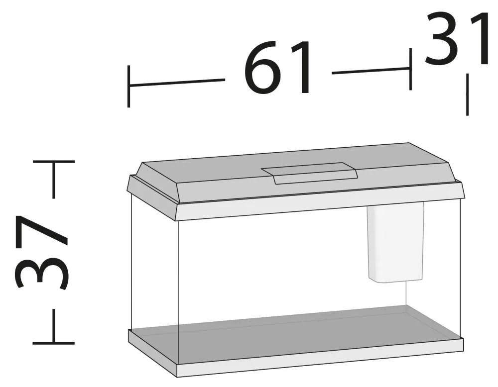 Akvaarium Primo LED 60L-110L 5 Akvaarium Primo LED 60L-110L - Pilt 5