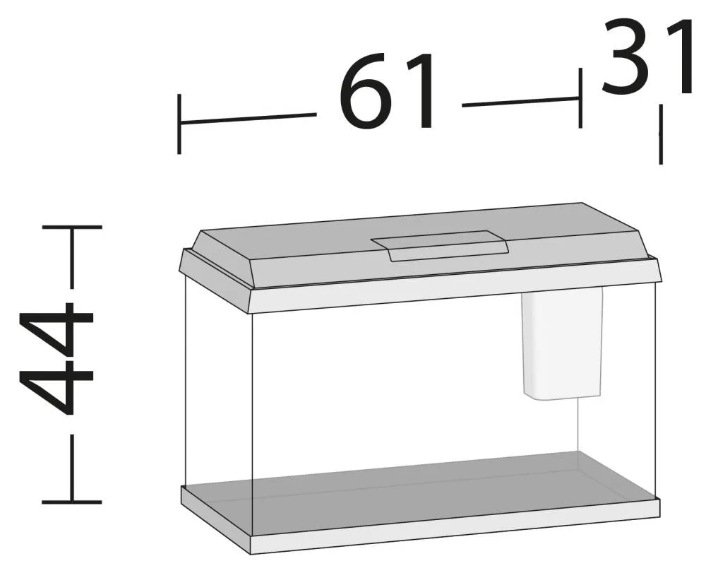 Akvaarium Primo LED 60L-110L 6 Akvaarium Primo LED 60L-110L - Pilt 6