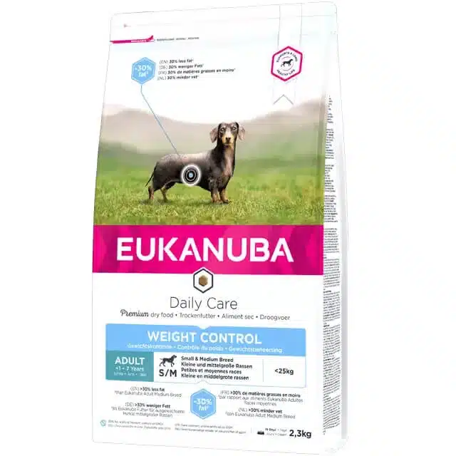 EUKANUBA Adult kanalihaga kaalujälgimiseks väikestele ja keskmistele koertele 2.3 kg 1 EUKANUBA Adult kanalihaga kaalujälgimiseks väikestele ja keskmistele koertele 2.3 kg