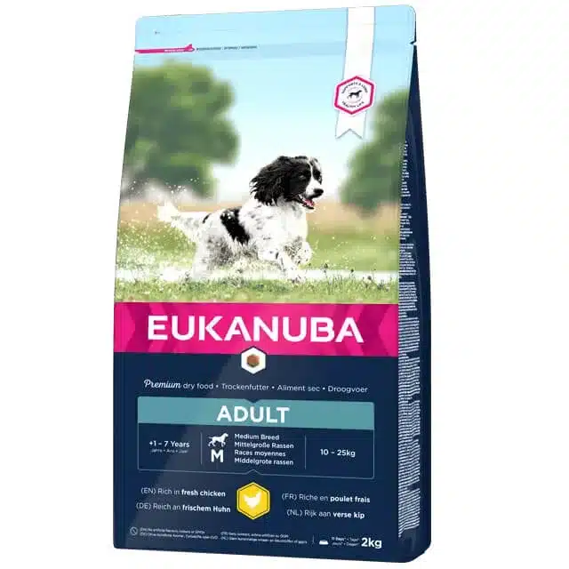 EUKANUBA Adult kanalihaga keskmistele koertele 2 EUKANUBA Adult kanalihaga keskmistele koertele - Pilt 2