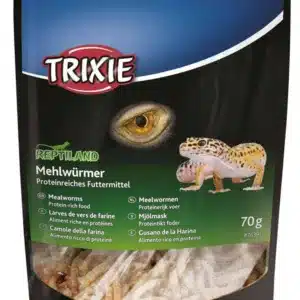 Reptiilidele Mealworms dried 70g jahuussid kuivatatud