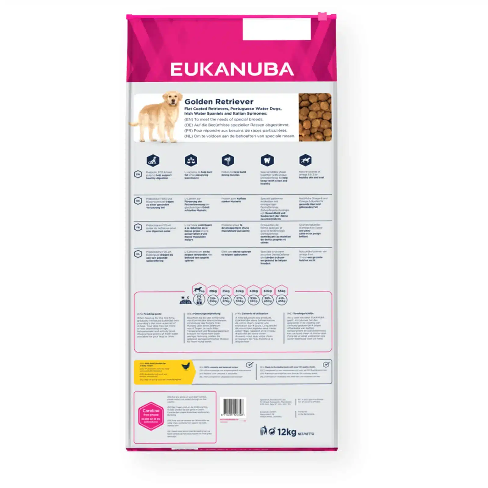 EUKANUBA Adult kanalihaga kuldsetele retriiveritele 12 kg 2 EUKANUBA Adult kanalihaga kuldsetele retriiveritele 12 kg - Pilt 2