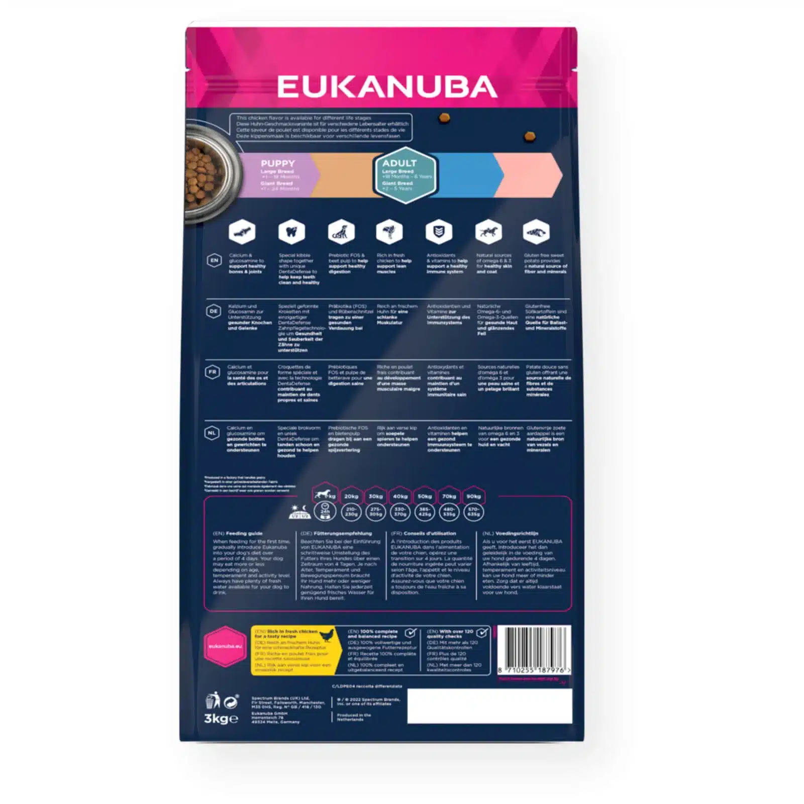 EUKANUBA Adult kanalihaga suurtele koertele teraviljavaba 12 kg 2 EUKANUBA Adult kanalihaga suurtele koertele teraviljavaba 12 kg - Pilt 2