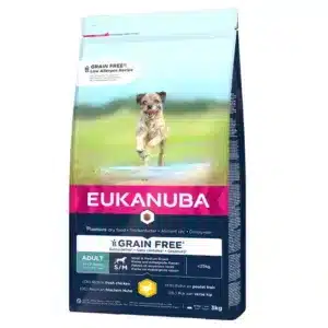 EUKANUBA Adult kanalihaga väikestele ja keskmistele koertele teraviljavaba