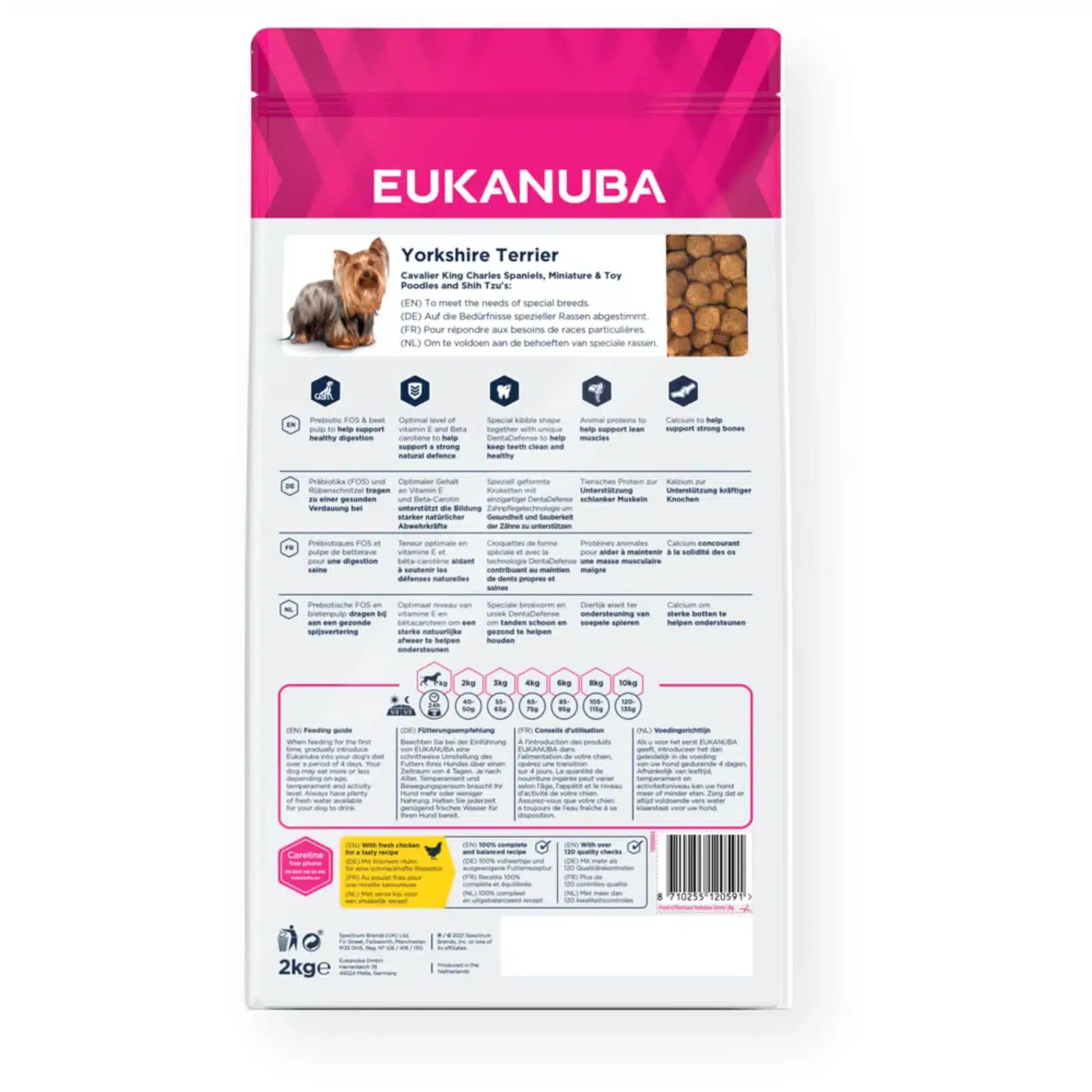 EUKANUBA Adult kanalihaga yorkshire terjeritele 2 kg 2 EUKANUBA Adult kanalihaga yorkshire terjeritele 2 kg - Pilt 2