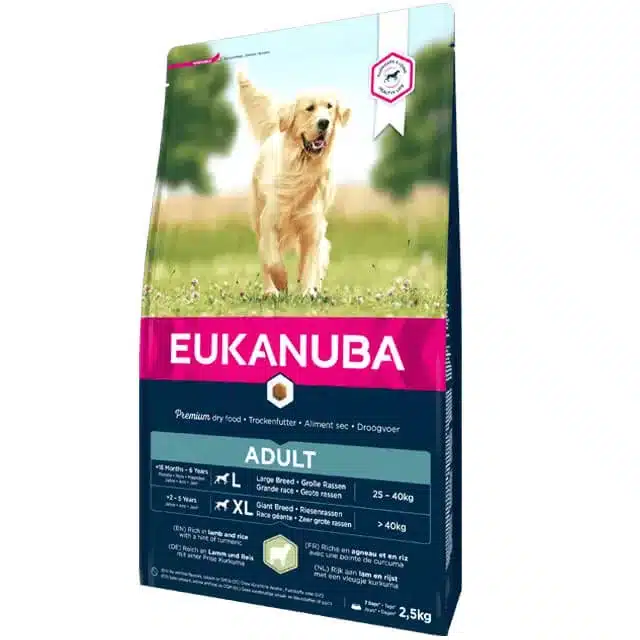 EUKANUBA Adult lambaliha ja riisiga suurtele koertele 2 EUKANUBA Adult lambaliha ja riisiga suurtele koertele - Pilt 2