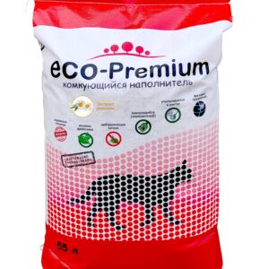Eco-Premium kummeli lõhnaga kassiliiv 55L