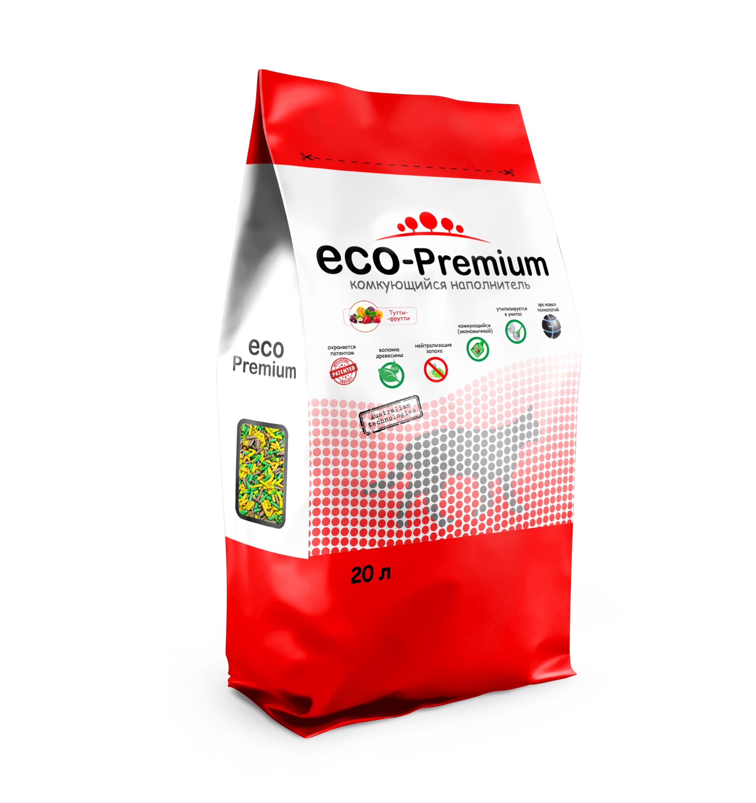 Eco-Premium Tutti-Frutti kassiliiv 20L 1 Eco-Premium Tutti-Frutti kassiliiv 20L