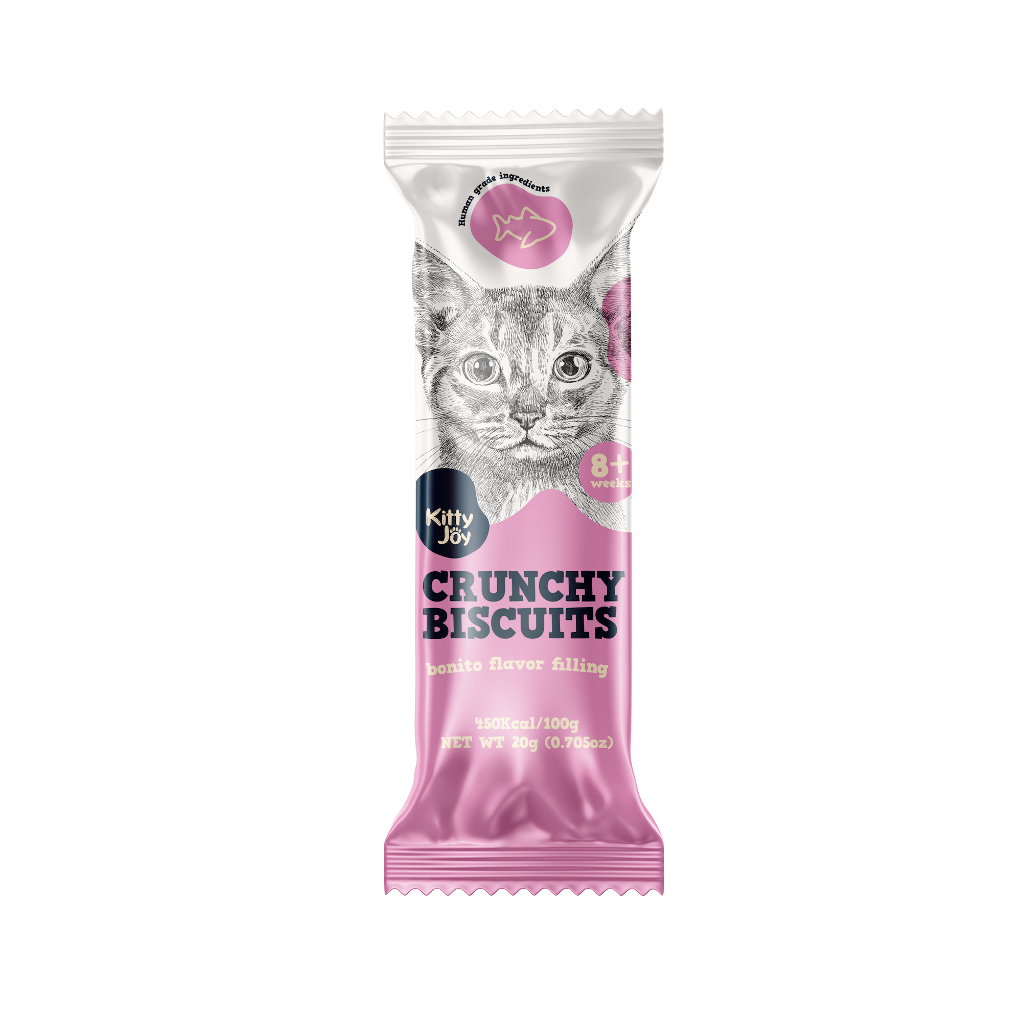 Kitty Joy bonito kalaga krõbe maius kassile 20g 1 Kitty Joy bonito kalaga krõbe maius kassile 20g
