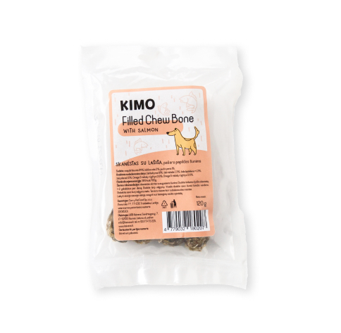 Kimo naturaalne närimismaius lõhega 12cm 2tk 120g 1 Kimo naturaalne närimismaius lõhega 12cm 2tk 120g