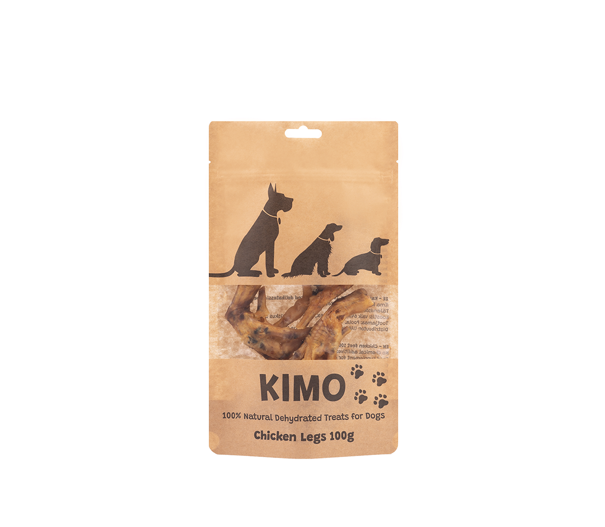 Kimo kuivatatud kanajalad 100g 1 Kimo kuivatatud kanajalad 100g