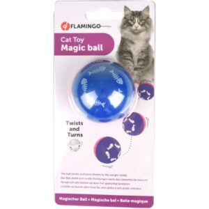Flamingo mänguasi kassile Magic Ball ø 6cm