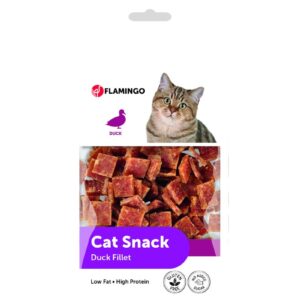 Flamingo Duck Fillet Snack maiused kassile 50g