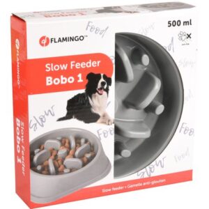 Flamingo aeglane sööginõu Bobo 1 ø 17cm - 500ml