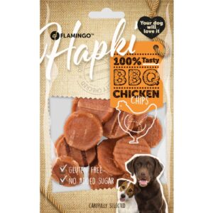 Flamingo Hapki BBQ Chicken Chips närimismaius koerale 85g