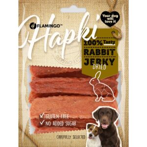 Flamingo Hapki Rabbit Jerky närimismaius koerale 170g