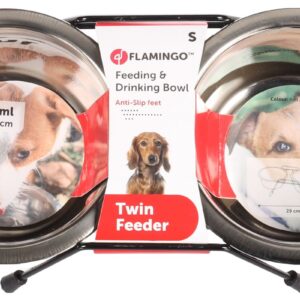Flamingo kahe kausiga sööginõu S ø 13cm - 380ml