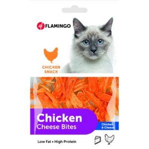 Flamingo Chicken Cheese Bites maiused kassile 85g