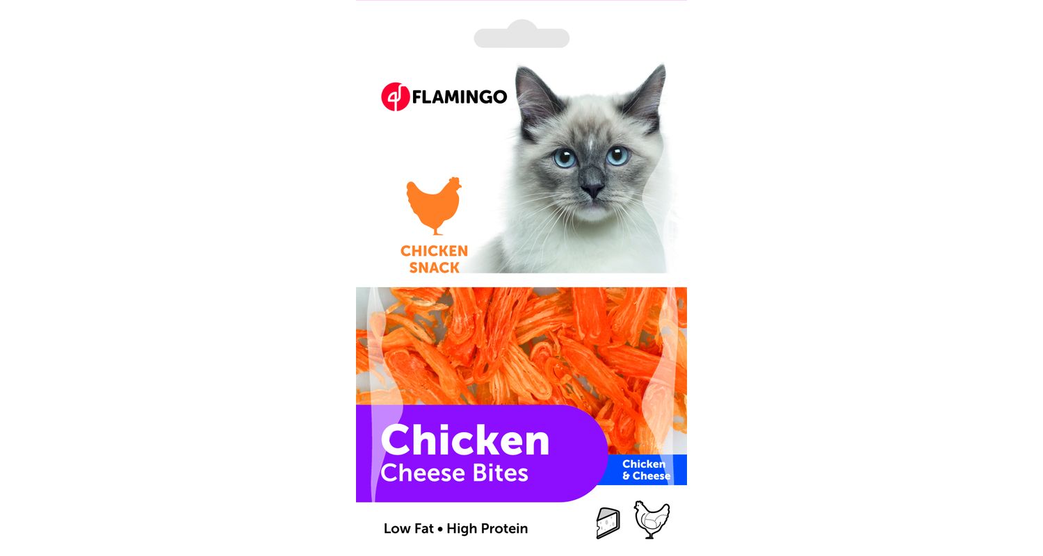 Flamingo Chicken Cheese Bites maiused kassile 85g 1 Flamingo Chicken Cheese Bites maiused kassile 85g