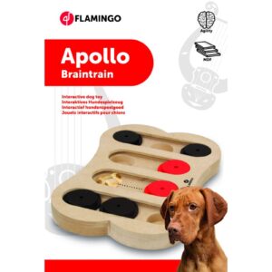 Flamingo interaktiivne puidust mänguasi Apollo koertele 30x20cm