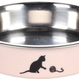 Flamingo libisemisvastase põhjaga roosa kauss kassile ø 11cm - 160ml