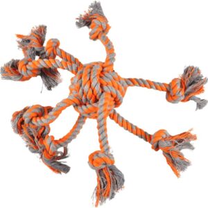 Flamingo nöörilelu "Kaheksajalg" koerale 30cm