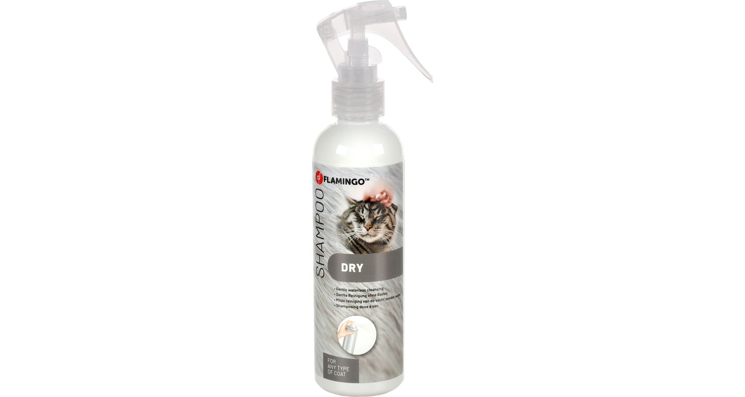 Flamingo kuivšampoon kassidele 200ml 1 Flamingo kuivšampoon kassidele 200ml