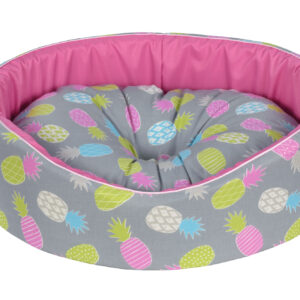 Cazo Foam Bed Cotton Fruit pesa koertele 60x50cm