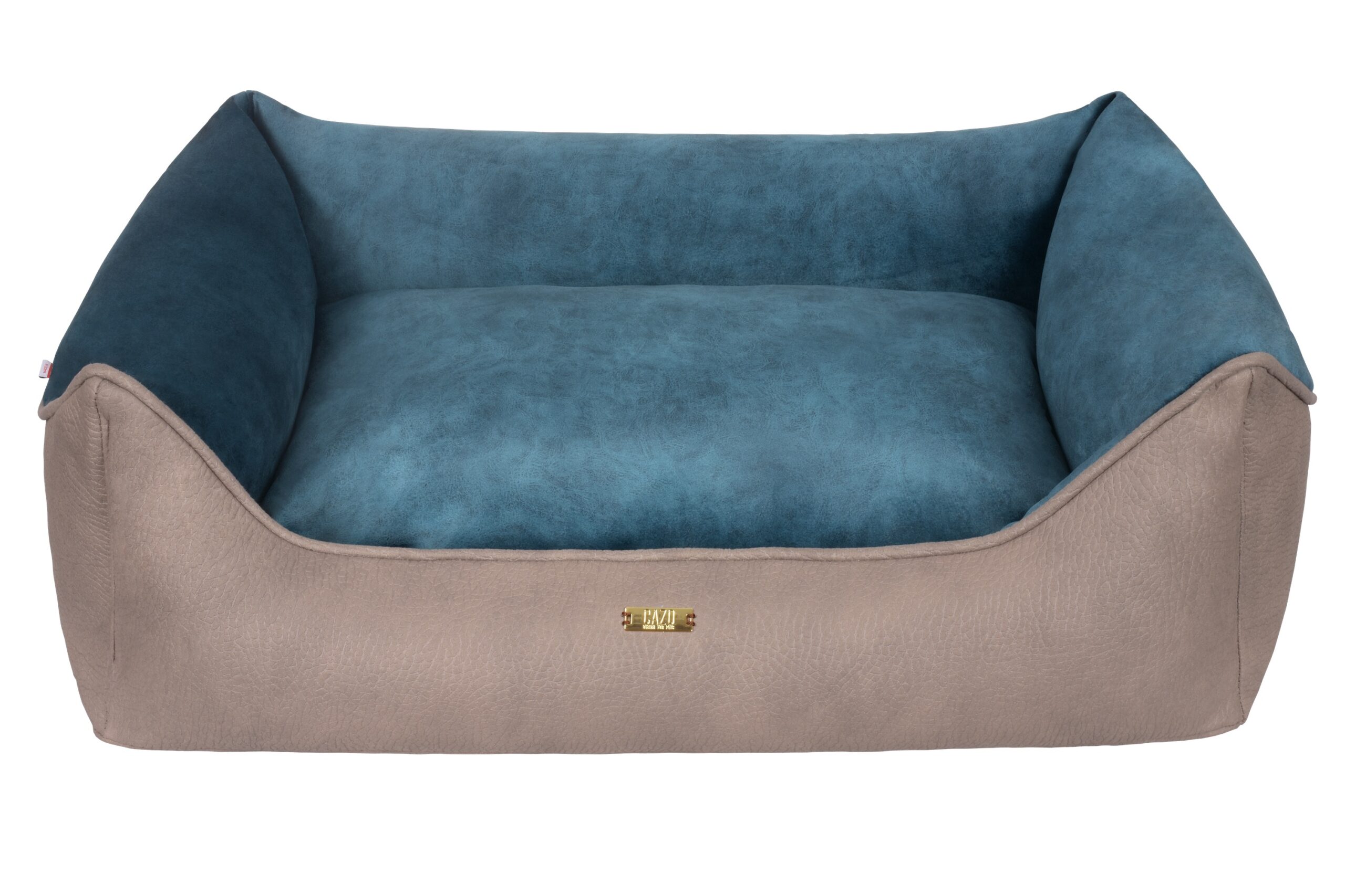 Cazo Soft Bed Velvet Turquoise pesa koertele 63x48cm 1 Cazo Soft Bed Velvet Turquoise pesa koertele 63x48cm