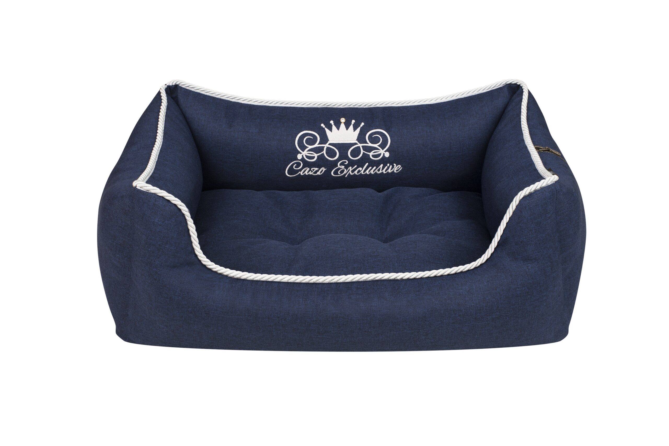 Cazo Soft Bed Royal Line Navy pesa koertele 75x60cm 1 Cazo Soft Bed Royal Line Navy pesa koertele 75x60cm