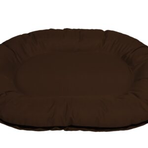 Cazo Oval Bed pruun pesa koertele 75x100x15cm