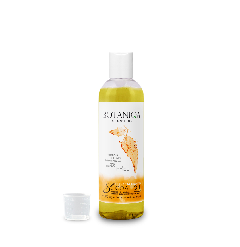 Botaniqa Show Line Deep Conditioning karvahooldus õli koertele 250ml 1 Botaniqa Show Line Deep Conditioning karvahooldus õli koertele 250ml