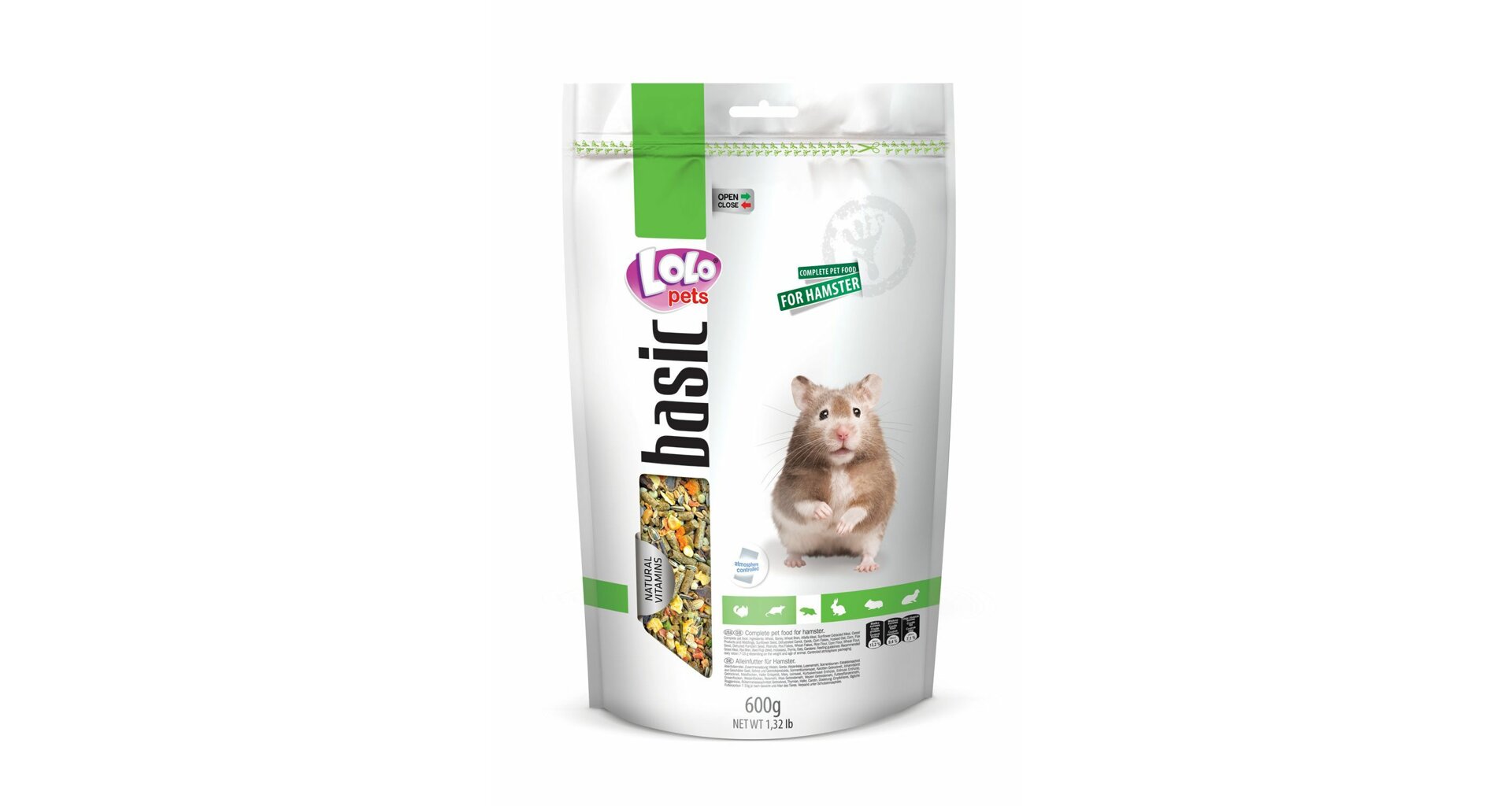 LoLo Pets Foody täissööt hamstritele 600g 1 LoLo Pets Foody täissööt hamstritele 600g