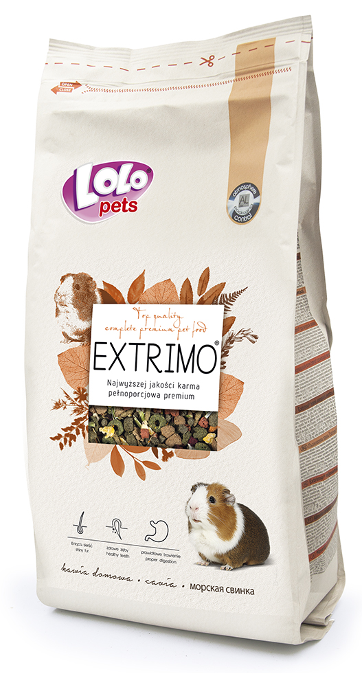 LoLo Pets Extrimo täissööt merisigadele 750g 1 LoLo Pets Extrimo täissööt merisigadele 750g