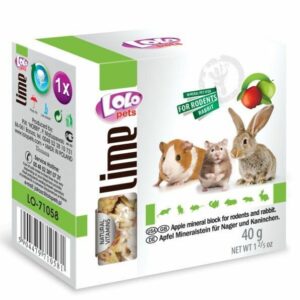 LoLo Pets mineraalkivi närilistele õunaga 40g