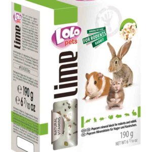 LoLo Pets mineraalkivi närilistele popcorniga 190g
