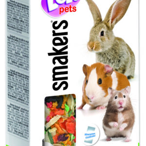 LoLo Pets Smakers maiusepulgad närilistele ja jänestele popcorniga 2tk 90g