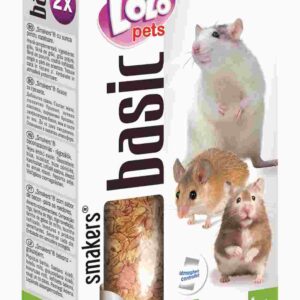 LoLo Pets Smakers maiusepulgad närilistele peekoniga 2tk 90g