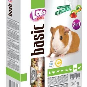 LoLo Pets Foody täiendsööt merisigadele köögi- ja puuviljadega 340g