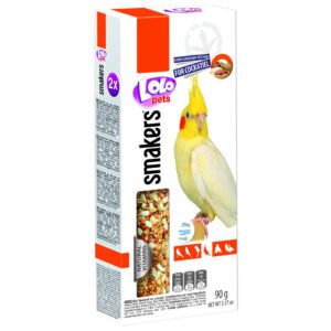 LoLo Pets Smakers maiusepulgad nümfkakaduudele pähklitega 2tk 90g