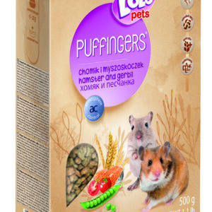LoLo Pets Puffingers täissööt hamstritele ja liivahiirtele 500g
