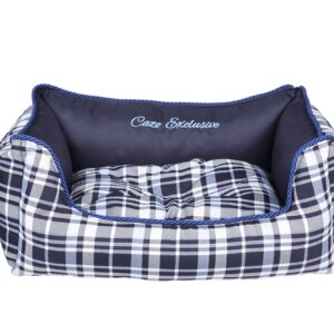 Cazo Soft Bed Scotland Line sinine pesa koertele 95x75cm
