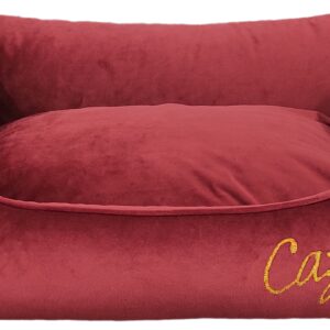 Cazo Soft Bed Milan punane pesa koertele 73x57cm