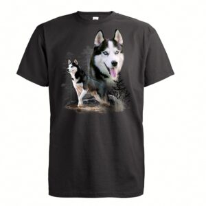 T-särk Siberi Husky suurus XL
