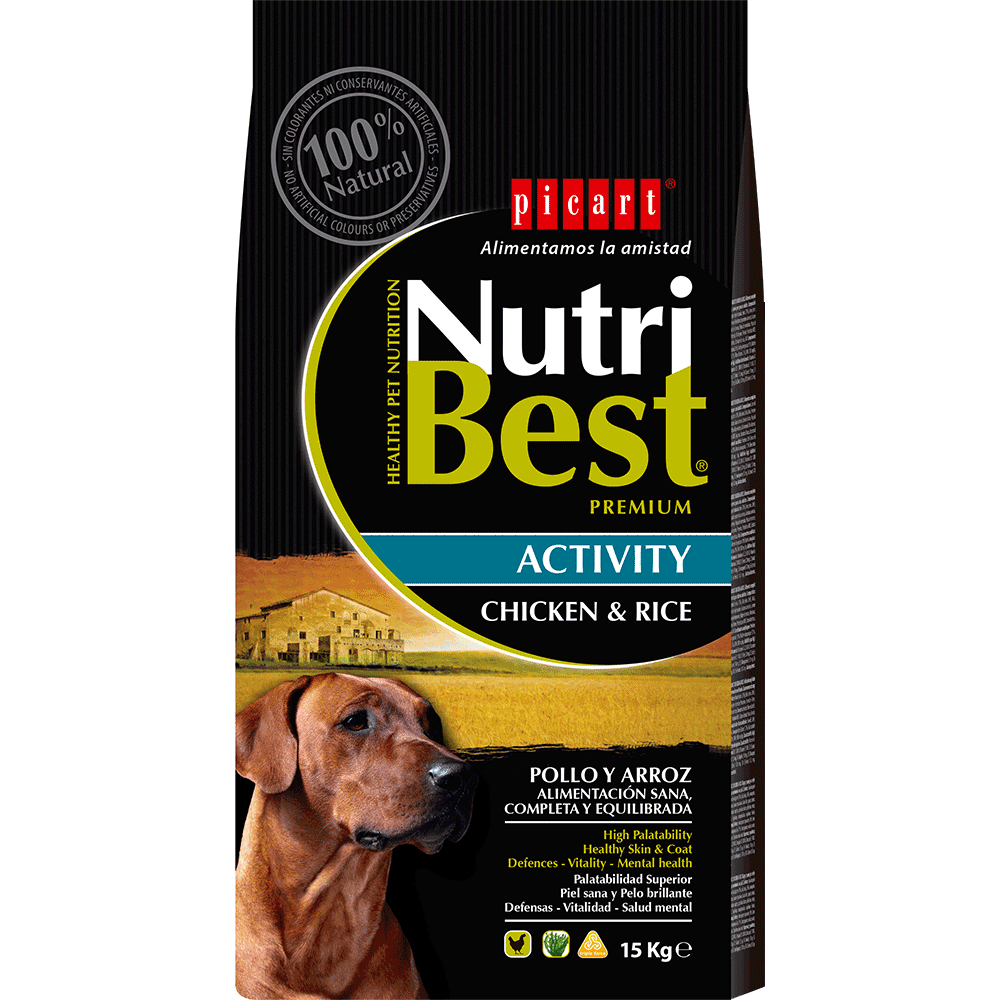 Nutribest Activity Chicken And Rice koeratoit 15kg 1 Nutribest Activity Chicken And Rice koeratoit 15kg