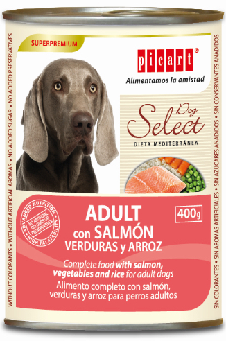 Select Adult Salmon konserv koertele 400g 1 Select Adult Salmon konserv koertele 400g