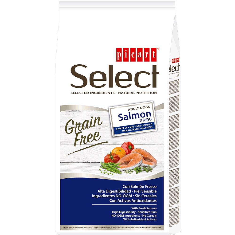 Select Adult Grain Free Salmon Menu koeratoit 2kg 1 Select Adult Grain Free Salmon Menu koeratoit 2kg