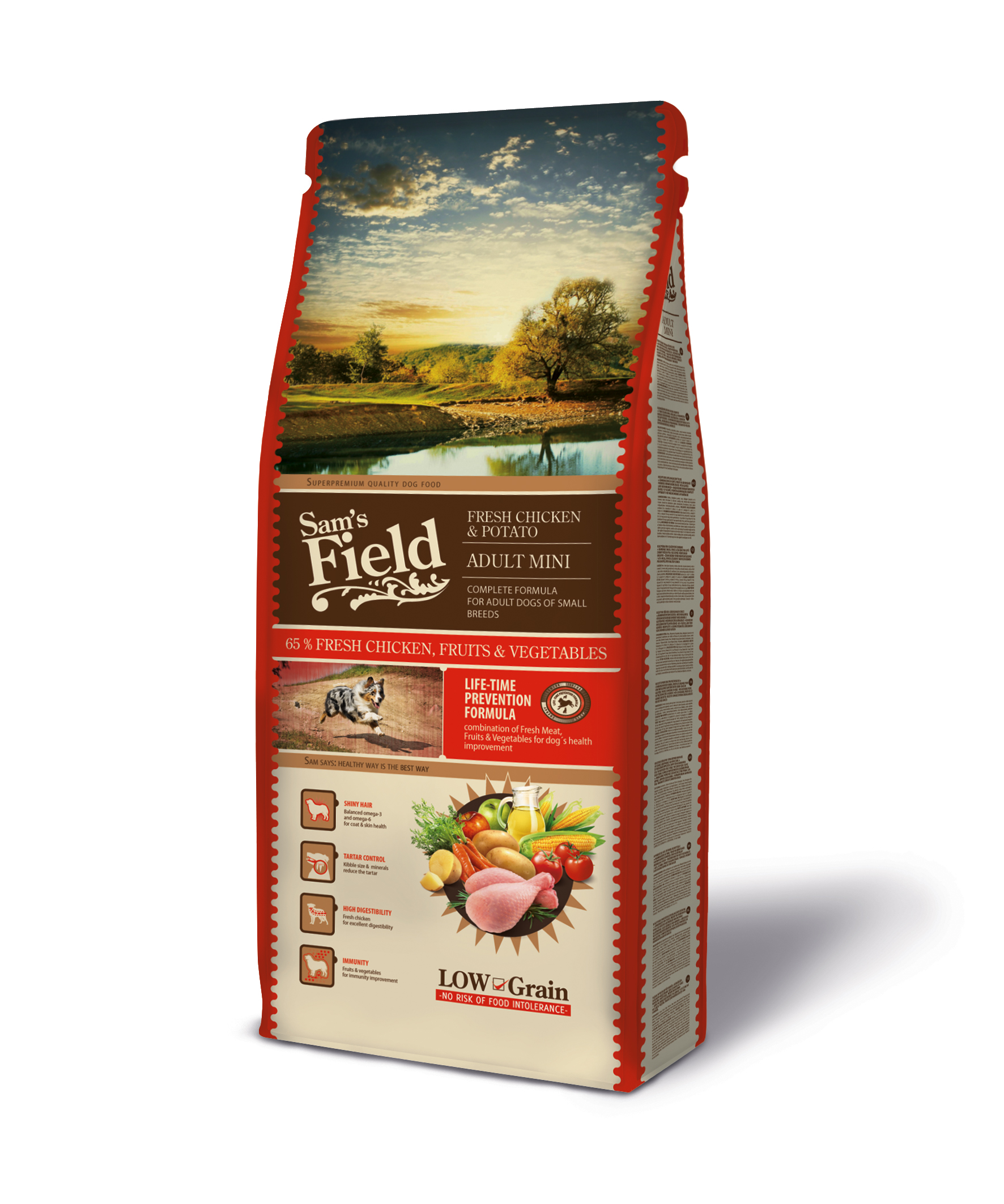 Sam's Field Adult Mini koeratoit 800g 1 Sam's Field Adult Mini koeratoit 800g